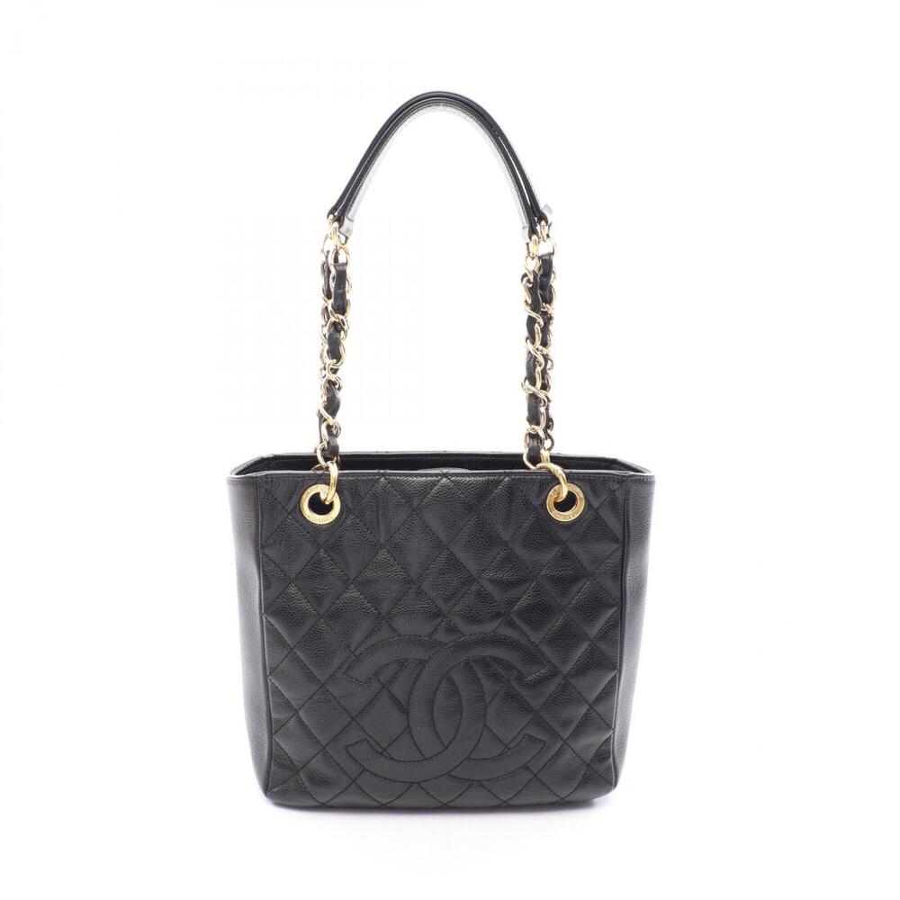 Chanel Matelassé PST Tote Bag Handbag, Caviar Leather (Grained Calfskin), Wom...
